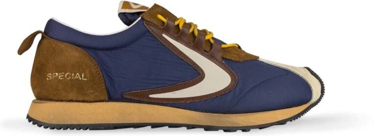 Valsport 1920 Handgemaakte Blauwe Nylon Sneakers