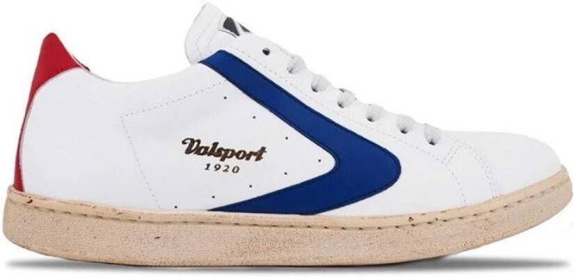 Valsport 1920 Handgemaakte Witte Leren Vintage Sneakers