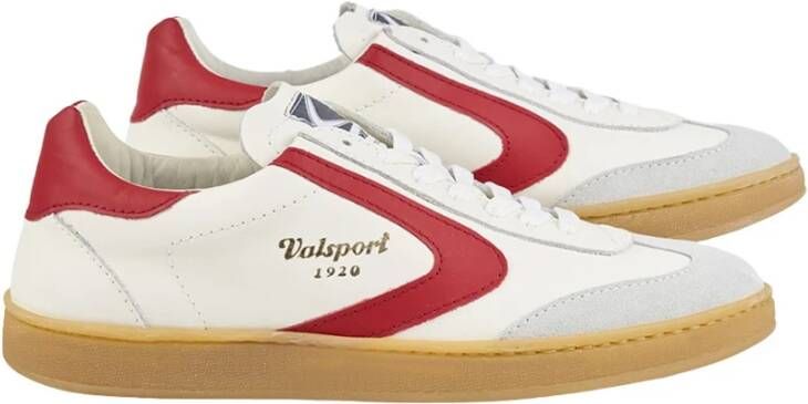 Valsport 1920 Klassiek Wit Rood Sneakers