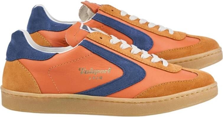Valsport 1920 Leren Suède Oranje Stijlvolle Sneakers