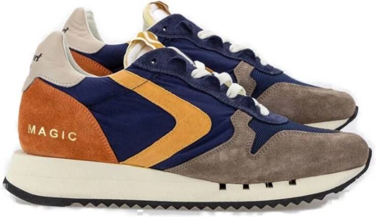 Valsport 1920 Met de Handgemaakte Blauwe Suède Nylon Sneakers