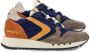 Valsport 1920 Met de Handgemaakte Blauwe Suède Nylon Sneakers - Thumbnail 1