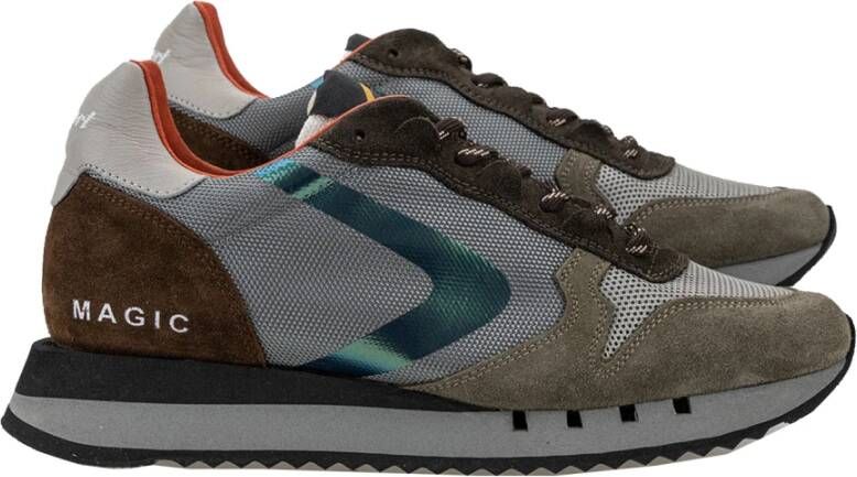 Valsport 1920 Nylon en Suede Boomerang Schoenen Brown Heren