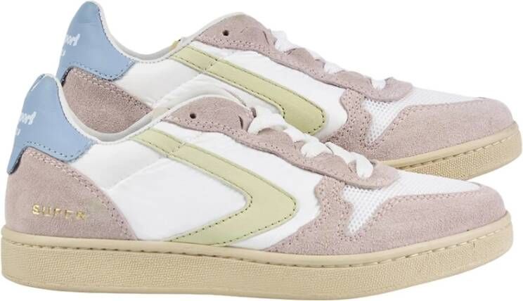 Valsport 1920 Super Nylon Wit-Roze-Groen Sneakers White Heren