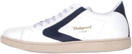 Valsport 1920 Leren sneakers met blauwe boemerang White Heren