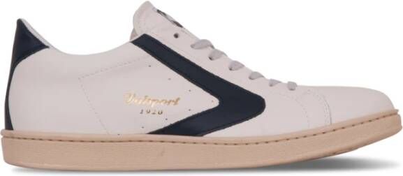 Valsport 1920 Witte Leren Sneakers Rubberen Zool Vetersluiting - Foto 4