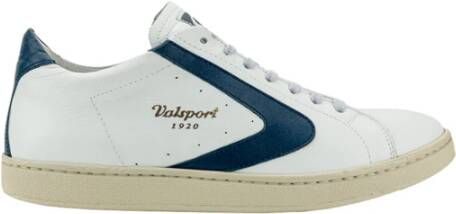 Valsport 1920 Leren sneakers met blauwe boemerang White Heren