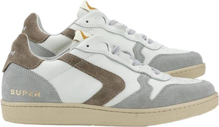 Valsport 1920 Beige Leren en Suède Schoenen Multicolor Heren