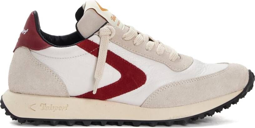 Valsport 1920 Stijlvolle Wit Natuur Bordeaux Sneakers Multicolor Dames