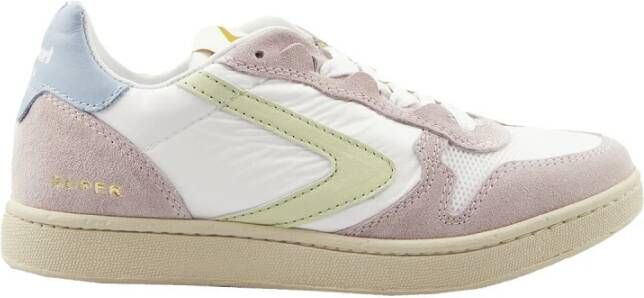 Valsport 1920 Super Nylon Wit-Roze-Groen Sneakers White Heren