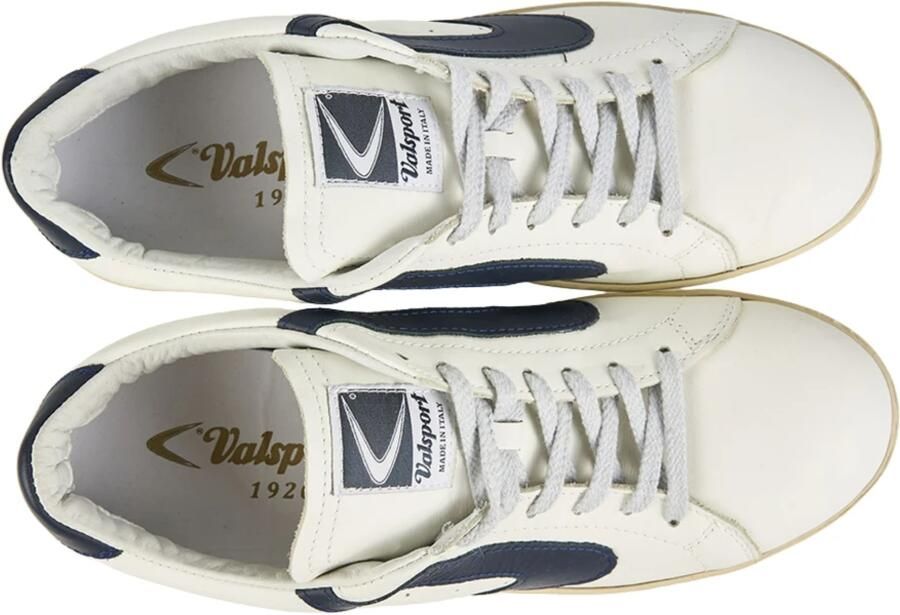 Valsport 1920 Heren Sneaker Tournament Classic-VT1237M Wit Blauw White
