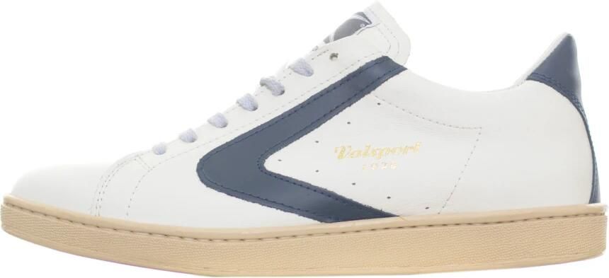 Valsport 1920 Witte Leren Sneakers Rubberen Zool Vetersluiting - Foto 3