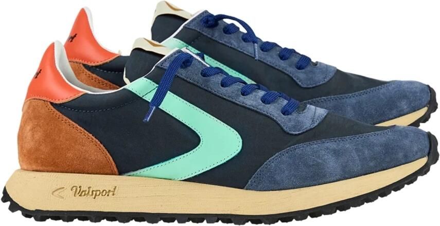 Valsport 1920 Vintage Nylon Sneaker Blauw Multicolor