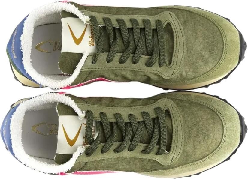 Valsport 1920 Groene Vintage Suède Nylon Sneakers Green Heren