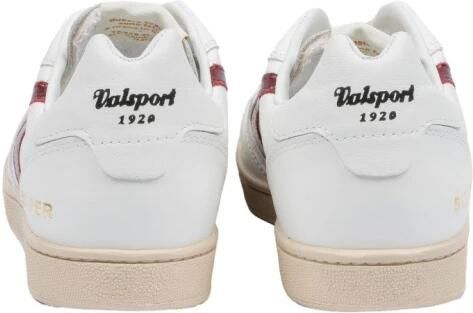 Valsport 1920 Witte en Bordeaux Leren Schoen Wit Heren