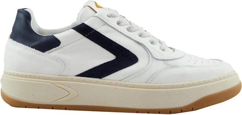 Valsport 1920 Witte leren unisex sneakers met ambacht