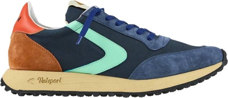 Valsport 1920 Vintage Nylon Sneaker Blauw Multicolor