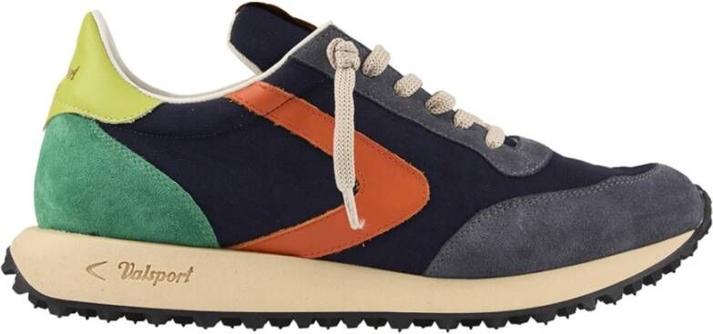 Valsport 1920 Vintage Nylon Sneaker Blauwe Nacht