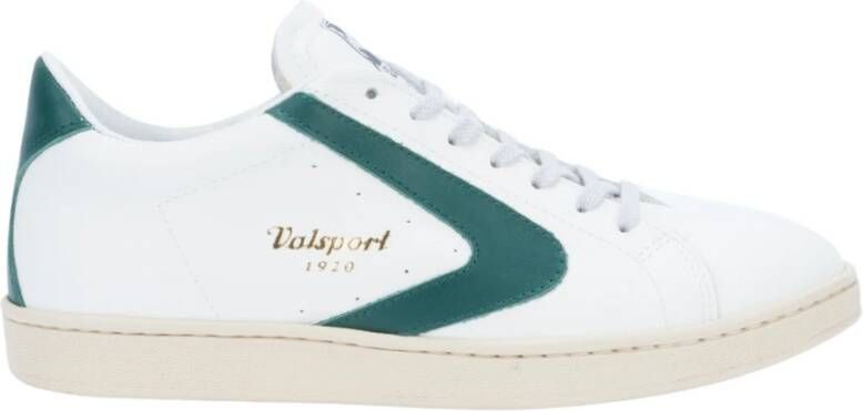 Valsport 1920 Vintage Tournament Wit en Groene Sneakers White Heren
