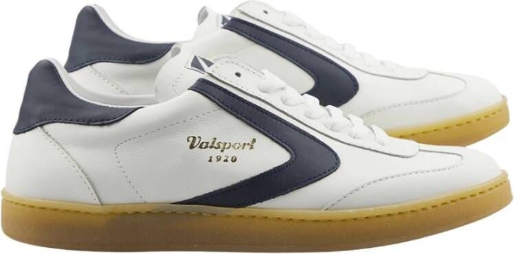 Valsport 1920 Wit Blauw Leren Sneakers
