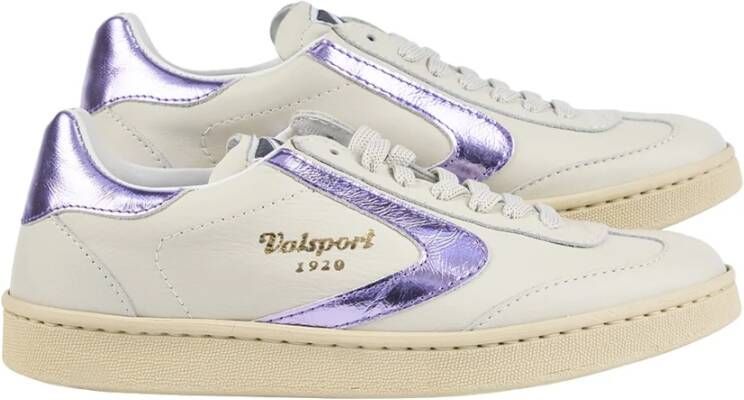 Valsport 1920 Wit Paars Gelaagde Sportschoenen