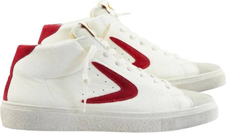 Valsport 1920 Wit Rood Regular Mid Sneakers