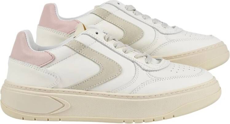 Valsport 1920 Wit Roze Leren Sneakers