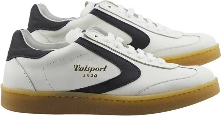 Valsport 1920 Wit Zwart Leren Sneakers