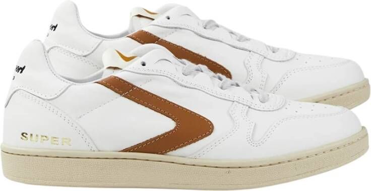 Valsport 1920 Witte Cognac Leren Sneakers