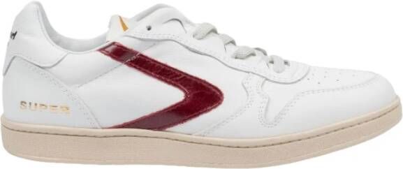 Valsport 1920 Witte en Bordeaux Leren Schoen Wit Heren