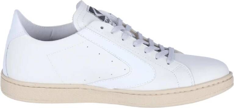 Valsport 1920 Witte leren sneakers met boemerangdetail
