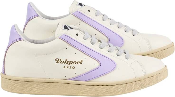 Valsport 1920 Witte Orchidee Leren Klassieke Sneakers