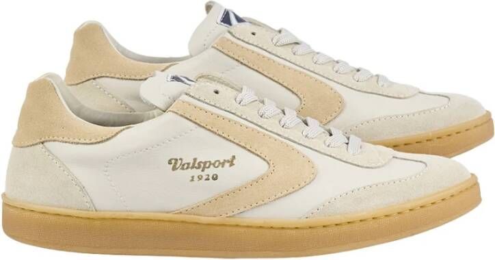 Valsport 1920 Witte Room Lederen Suède Schoenen