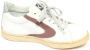 Valsport 1920 Witte Violette Leren Toernooischoenen - Thumbnail 1
