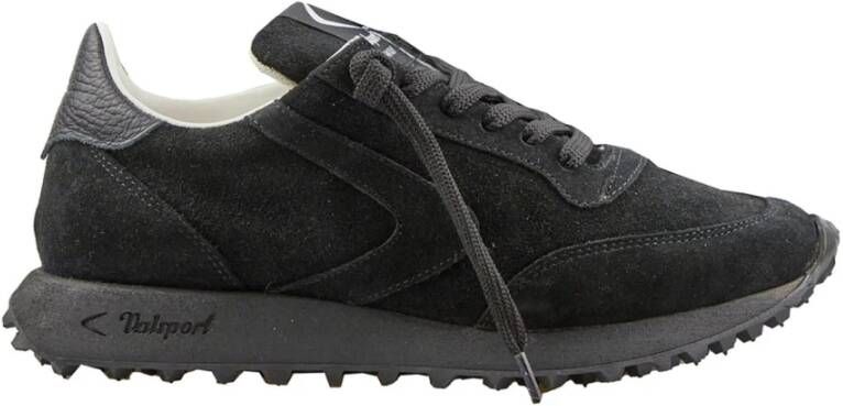 Valsport 1920 Zwarte Suède Lage Sneaker