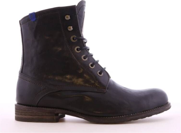 Floris van Bommel FERRI 01.29 Volwassenen Heren sneakersHeren veterschoenVrije tijd half-hoog Zwart - Foto 6