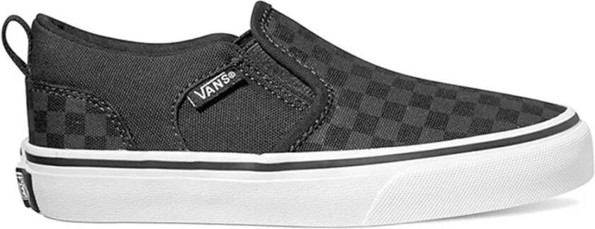 Vans Asher Checkerboard Zwarte Sneakers Multicolor Heren