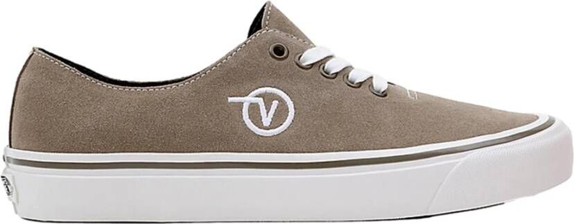 Vans Sneakers met Suede Finish en Zijlogo Beige Heren