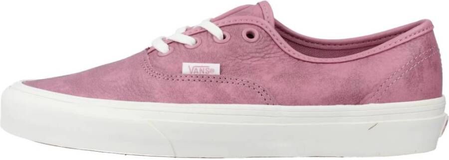 Vans Sportieve Roze Veterschoenen met Contrastdetails Pink