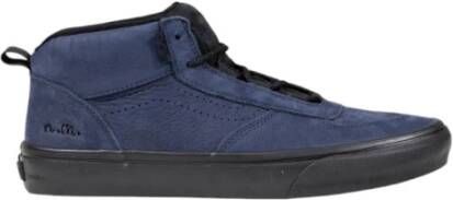 Vans Blauwe Leren Slip-On Skate Schoenen