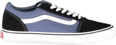 Vans Blauwe Logo Sneaker met Contrastdetails Multicolor Heren