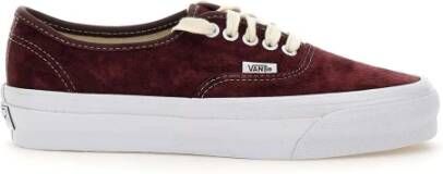 Vans Bordeaux Sneakers Red Dames