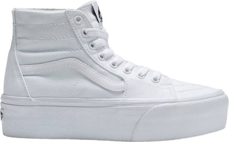 Vans Ua Sk8-hi Tapered Stackform Skate Schoenen canvas true white maat: 36.5 beschikbare maaten:36.5 38.5 39 40.5 41 42