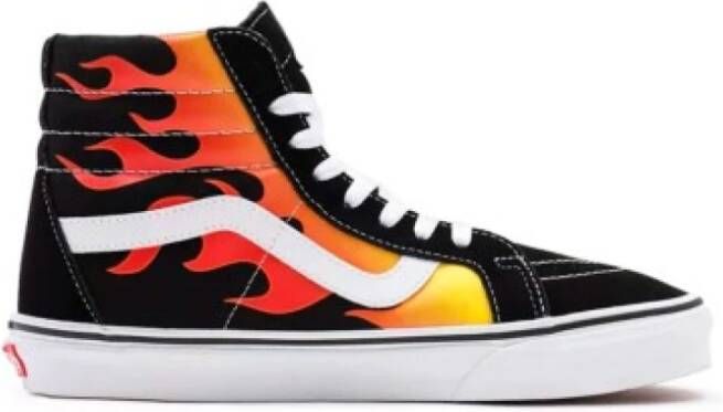 Vans Ua Sk8-Hi Reissue (Flame) (Flame)Black Black Tr Wht