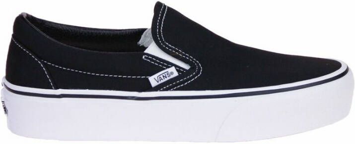 Vans Classic Slip On Platform Sneakers Zwart Dames