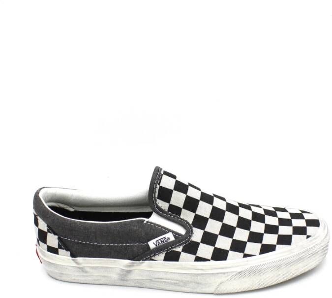 Vans Elastische Canvas Slip-On Rubberen Zool Schoen