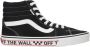 Vans Stijlvolle hoge sneakers voor heren met uniek tekstontwerp Black Heren - Thumbnail 2