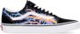 Vans Flame Lage Sneaker Zwart Wit Multicolor Heren - Thumbnail 1