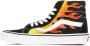 Vans Ua Sk8-Hi Reissue (Flame) (Flame)Black Black Tr Wht - Thumbnail 1