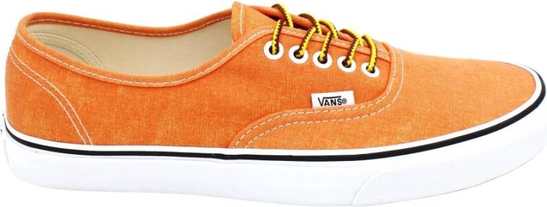 Vans Gewassen Canvas Veters Rubberen Zool Schoenen